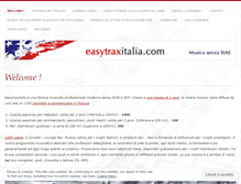 Tablet Screenshot of easytraxitalia.com